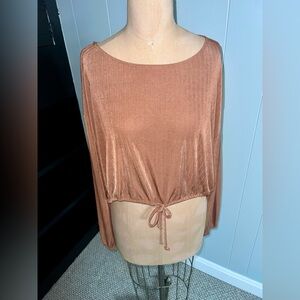 NWT Brown Top and Bottom Set